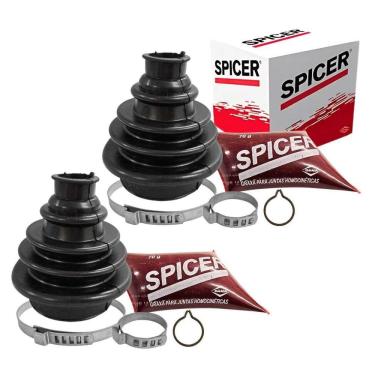 Imagem de Par Kit Reparo Coifa Homocinetica Para Fiorino 03 A 13 Roda