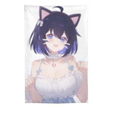 Imagem de LIEGBMEU Sexy Bikini Hot Anime Girl Tapeçaria 152.4 cm x 228.6 cm Interior Exterior Wall Quilt Art Decoração de Tapeçaria Caprichosa, AF323