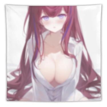 Imagem de LIEGBMEU Tapeçaria Sexy Hot Anime Girl 152.4 cmx152.4 cm Wall Quilt Art Whimsical Tapestry DecorationAF336