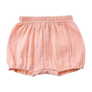 Imagem de Shorts De Algodão Para Bebês, Verão, Cor Sólida, 0-4 Anos, Crianças, R