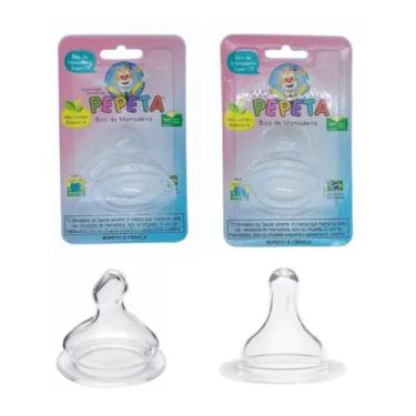 Imagem de Bico BIG De Mamadeira Grande 100% Silicone Redondo ou Ortodôntico - Pe