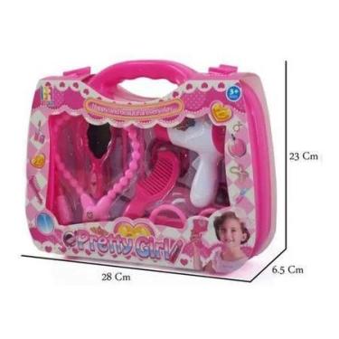 Imagem de Brinquedo maleta Salão Beleza Penteadeira Menina Fashion - TOYS