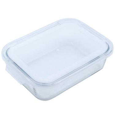 Imagem de Pote de Vidro Retangular com Tampa 1,5L