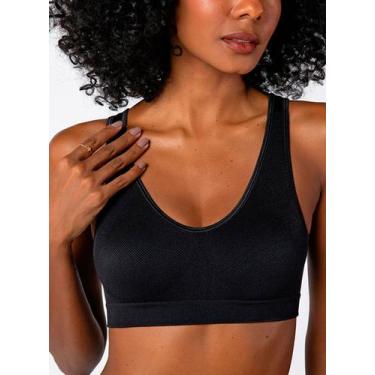 Imagem de Sutiã Loba Lupo 41380-001 Feminino Sem Costura Canelado Microfibra T. 