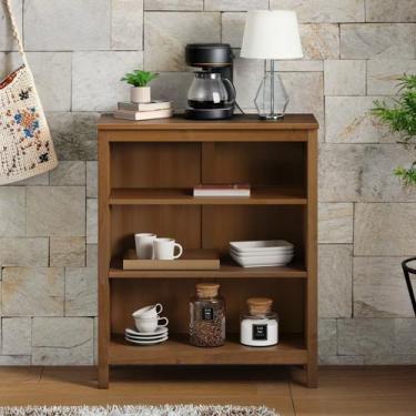 Imagem de Estante Baixa com 2 Prateleiras Madeira Maciça Maia - Weihermann