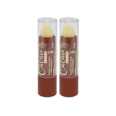 Imagem de Kit 2 Manteiga de Cacau Laby FPS 8 Luxo com 1 Unidade de 3,3g