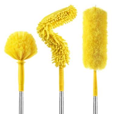 Imagem de Kit Duster Newliton 3 em 1 de alto alcance com poste de extensão de 5-