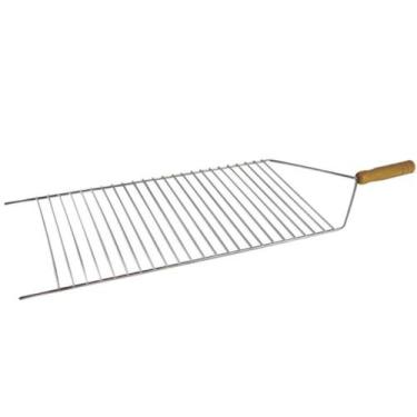 Imagem de Grelha Reta para Churrasqueira 28x81cm - OUTRAS MARCAS