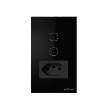 Imagem de Tomada Simples 10a Smart Wi-fi Ets 2002 Preto 4850069 - INTELBRAS