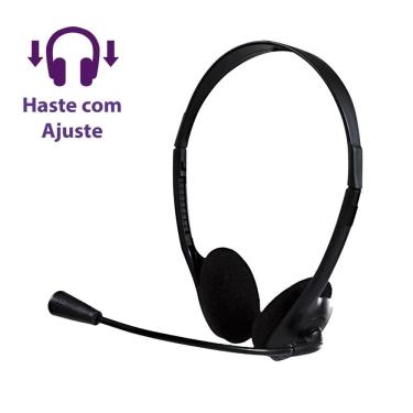 Imagem de Microfone Headphone Headset Preto 0010 - Bright