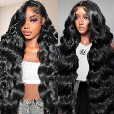 Imagem de Perucas Gurdan Real Human Hair 81 cm 200 Density Body Wave