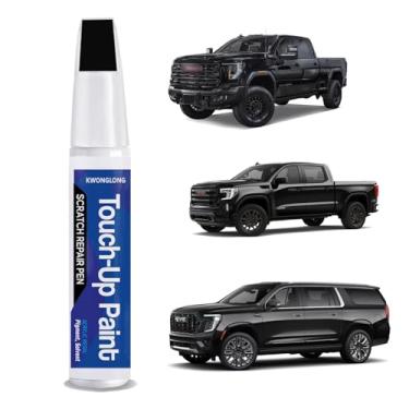Imagem de Tinta de retoque preta ônix GBA/WA8555 para GMC Yukon Acadia Terrain Sierra Canyon Savana, caneta reparadora de arranhões 2 em 1