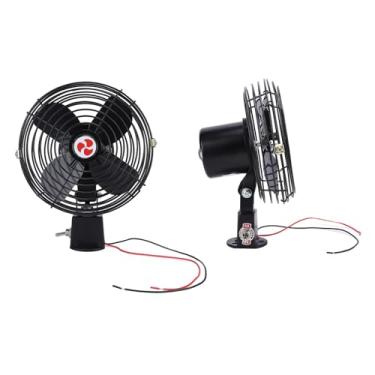 Imagem de Cryfokt Ventilador de Resfriamento de RV, 8W Forte Turbina Eólica DC 12V -Autoventilator para ônibus para SUV (8 polegadas)