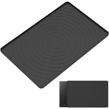 Imagem de ZFLYCANP Tapetes para churrasco, placa de diamante, à prova d'água, à prova de óleo, almofadas de chão para churrasqueiras ao ar livre, à prova de óleo, protetor de churrasco à prova d'água para decks