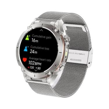 Imagem de Relógio Inteligente Militar GPS T-Rex 3 Ultra HD 1.43 AMOLED 10ATM À P