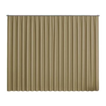 Imagem de Cortina Basic Blackout Tecido 6,00x2,50m para Trilho Suiço 5m Corta Lu