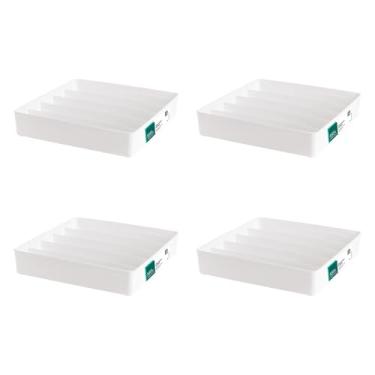 Imagem de ORGANIZADOR PP MODULAR C/DIVISORIAS BRANCO 36,5 X 36,5 X 7,5 CM