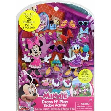 Imagem de Tara Toys Minnie Mouse Stick N Play - 25ct - Resuable Stickers, Double Sided Scene