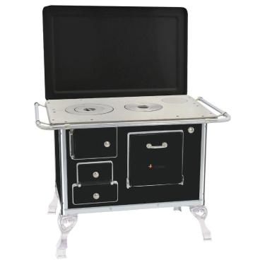 Imagem de Fogão a Lenha Tradicional Venâncio 01 com Tampa Preto 1dtpr