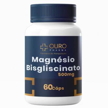 Imagem de Magnésio Bisglicinato 500mg Matéria Prima Importada 60 ou 120 cápsulas