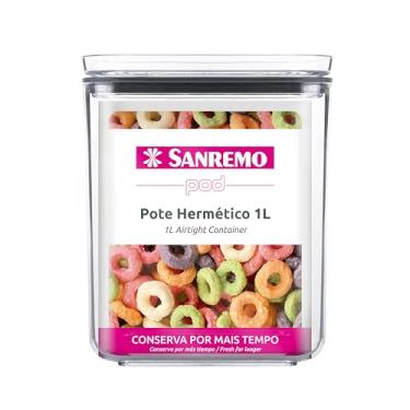 Imagem de Sanremo - Pote Hermético em PS de 1 Litro, Linha Pod