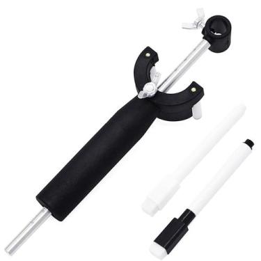 Imagem de Gabarito Marcador Circular Compasso Madeira Metal Plástico - Dremax