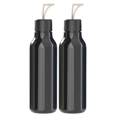 Imagem de Kit 2 Garrafinhas De Água Squeeze 700ml Escritório Academia - Martipla