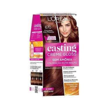 Imagem de Tintura Casting Creme Gloss L`oréal Paris 670 Chocolate com Pimenta