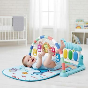 Imagem de Tapete Bebê Atividades Musical Piano Interativo Centro Estímulo Brinqu