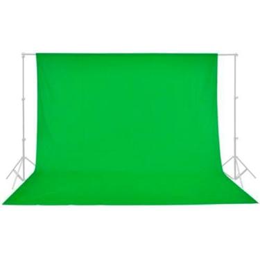 Imagem de Fundo Infinito em Tecido Muslin Greika 3m x 5m - Verde Croma Key