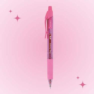 Imagem de Caneta Esferográfica Poly Colors 0.7mm Faber-Castell 5 Cores - Unidade