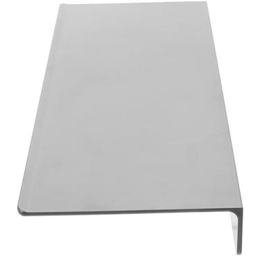 Imagem de Prateleiras flutuantes de parede com borda de metal, prateleiras organizadoras à prova de ferrugem para armazenamento de parede, prateleiras de exibição, prateleiras de parede flutuantes, de plástico