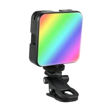 Imagem de Luz de Preenchimento LED RGB Portátil para Fotografia, Câmera, Computador e Vídeo — Iluminação Suave Profissional para Gravações e Fotos ao Ar Livre(AY-83)