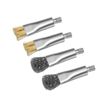 Imagem de Generic 4 peças de escova antiestática para substituição de cabeça de telefone, escova de limpeza para placa-mãe, cabeça de cerdas de porco resistente,