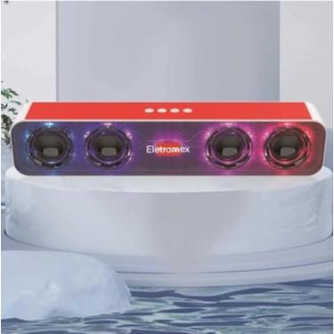 Imagem de Caixa De Som Gamer Subwoofer Bluetooth Pc Led Rgb Eletromex