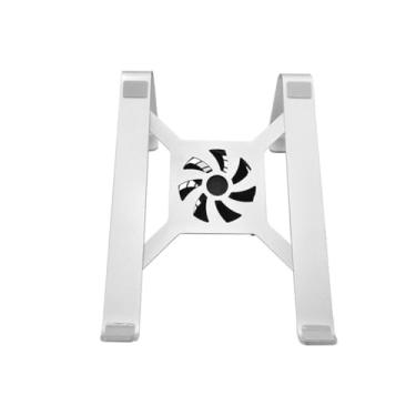 Imagem de Suporte para laptop dissipador de calor de mesa base de liga de alumínio para computador (D 192 mm x 102 mm)