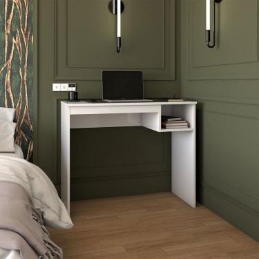 Imagem de Mesa Escrivaninha Lugano 1 Nicho Branco - Panorama Móveis