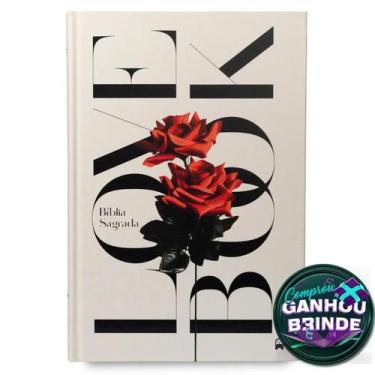 Imagem de Bíblia Sagrada Love Book Rosa Jesus Copy Capa Dura Letra Média