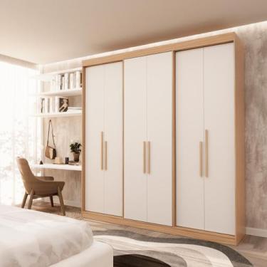 Imagem de Guarda Roupa Casal 6 Portas Lugano MDF - Edez