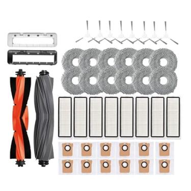 Imagem de Compatible With XMI Robot Vacuum X20 + / X20 Plus Dust Bag Mop Cloth Accessories Main Side Brush Hepa Filter Replacement Parts(Blue)