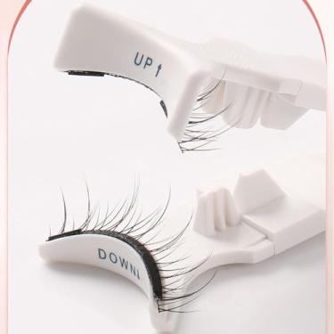 Imagem de Modelador de cílios profissional para cachos de longa duração – almofadas macias e acolchoadas para uso confortável – ideal para todos os formatos de olhos – Cria cílios naturais e levantados com