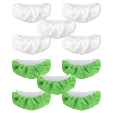 Imagem de 10 peças de almofadas de esfregão a vapor, panos de microfibra, laváveis, almofadas de substituição para esfregão a vapor compatíveis com Bissell Steam Shot, Dupray, PurSteam, Comforday Handheld Steam