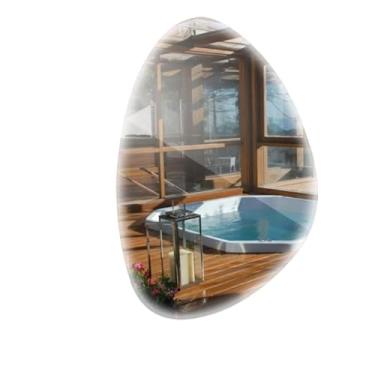 Imagem de Espelho Banheiro, Espelho OrgâNico com Led, 40x30cm Decoração, Ferramenta de Beleza Essencial(FRIO)