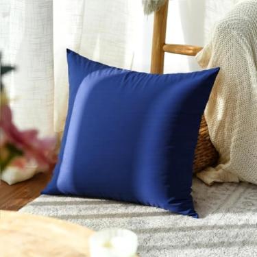 Imagem de Capa de almofada de veludo macia de cor sólida decorativa com zíper para sofá sofá cama cadeira sala de estar casa