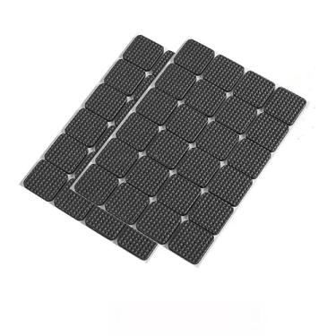 Imagem de 48 peças de almofadas de feltro para móveis, tapetes de cadeira de mesa, protetores de chão de perna, almofadas silenciosas para cadeira e mesa, para-choques de porta redonda, adesivo antiderrapante