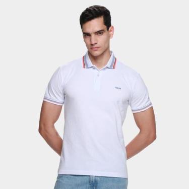 Imagem de Camisa Polo Forum XVI Masculina, Branco, GG