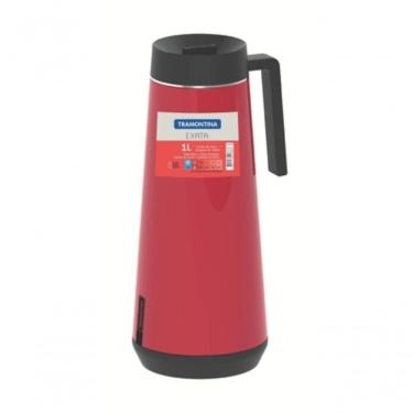Imagem de Bule Térmico Tramontina Exata Vermelho Em Aço Inox 1 L