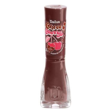 Imagem de Esmalte Cremoso Dailus Coleção Choco Cherry 8ml Pudim De Chocolate