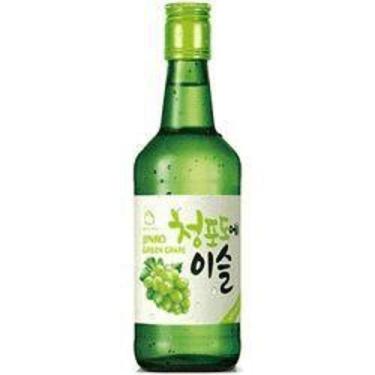 Imagem de Bebida Coreana Soju Sabor Uva Verde 360Ml Jinro - Lotte