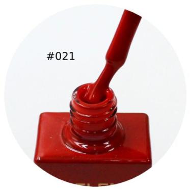Imagem de Esmalte em gel helen color 15ml c/ anvisa -,  021 VERMELHO ESCURO